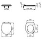Ideal-Standard WC-Sitz Tirso Sandwich weiß, 36,5x42,5x5cm, Softclose