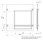 Schrank-Frontplatte 10HE B500xH500mm ST pulverbesch