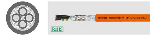 HELU TOPSERV 113 PUR (4G1+(2x0,5)) 