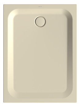 Duschwanne BetteUltra 1260 120x90x3,5cm, Glasur, Mini-Wannenträger, jasmin