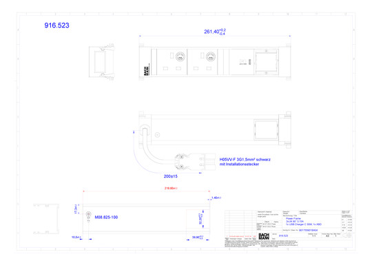 Bachmann POWER FRAME M 2xUK      916.523 