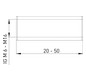 ASW Gewindemuffe M 16 x 40 mm, rund mit durchgehendem Gewinde, Edelstahl 1.4301