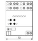 Jalousieaktor KNX REG 4f 6A Handbedien Vor Ort-/Handbedienung