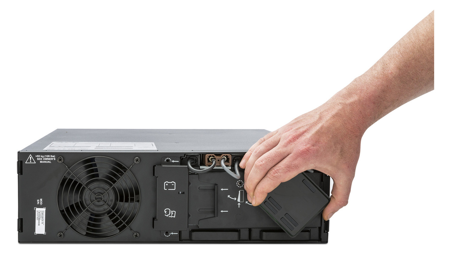 USV 482,6mm(19) Online 5000VA 3,98min 100-275V 19Zoll-Gerät 432x130x719mm