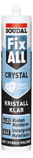 SOUDAL-Fix ALL CRYSTAL, glasklar - 290ml