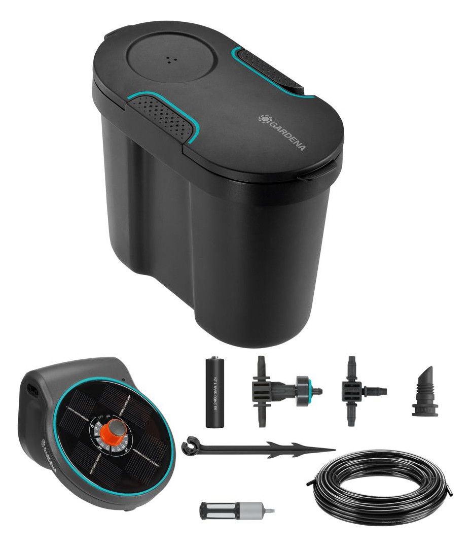 Bild Solar-wässerung Set Aquaoom ink. Wasserr eservoir - Gardena-0