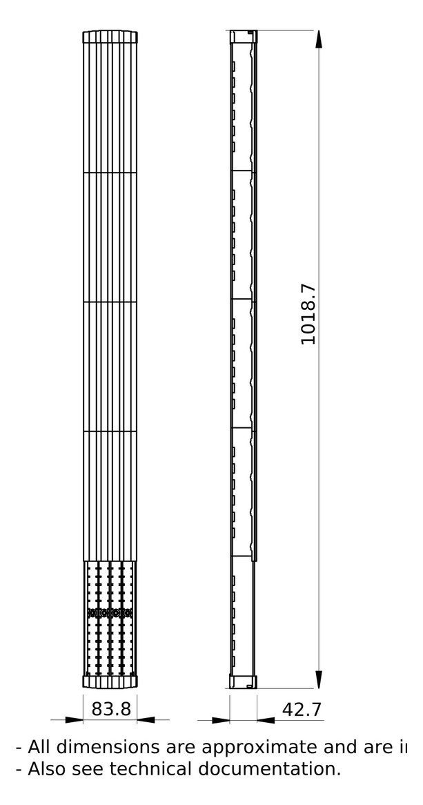 Sammelschiene 400A fl 1000xxmm