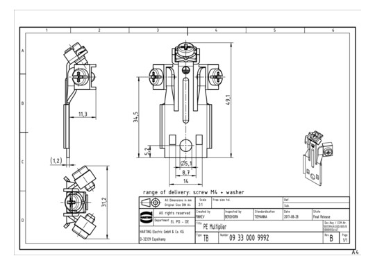 HART PE-VERVIELFACHER        09330009992 