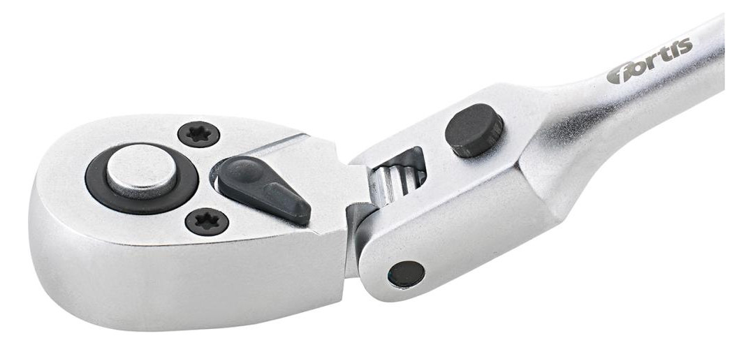 Bild Gelenk-Umschaltknarre1/4"" 160mm 72Zähne FORTIS-1