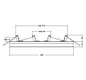 LED-Einbauleuchte MOON 18W 3000-6000K ws 1685lm Konv Dimmung Phasenabschnitt IP20