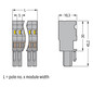 Verbindungsklemme 4p mehr Serie 769 32A 0,08-4qmm Thermopl 20mm Federzugans