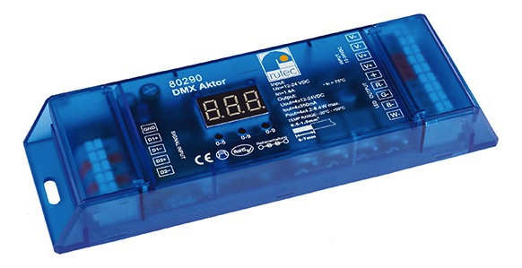 LED-Trafo 16,8-33,6W 350mA 24V IP20 DMX Dimmung DMX Kstgeh dyn 166x53,4x23mm