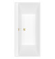 V&B Rechteck-Badewanne Collaro Duo 190x90cm, Einbauausführung Gold, stone white