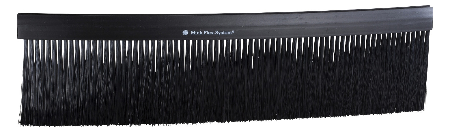 Bürstenleiste Metall B400mm sw