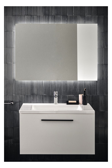 Ideal-Standard Möbel-Waschtisch i.life B 81x51x18cm, mit Hahnloch/Überlauf, weiß
