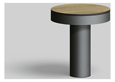 BEGA Stadtmöbel Hocker Rund      95050PO 