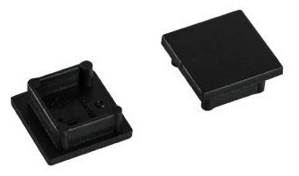 Endkappe sw Kst L18,6mm B18,8mm H7mm Endkappe sw Kst L18,6mm B18,8mm H7mm