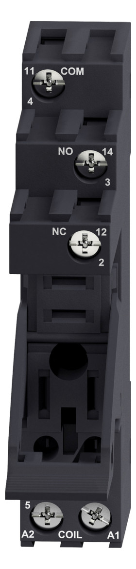 Relaissockel Schraub TS35 5Pins 15,8x77x62mm Hutschiene TH35