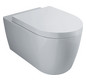 Duravit WC-Sitz Me by Starck Scharniere Edelstahl, mit Absenkautomatik, abnehmbar, weiß