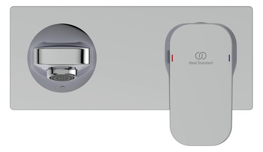 Ideal-Standard Fertigmontageset Tonic II Ausladung 180 mm, für UP-Waschtisch-Einhebelmischer, verchromt