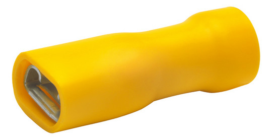 Flachsteckhülse Ms ge 4-6qmm volliso fl_6,3x0,8mm fl 6,3x0,8mm