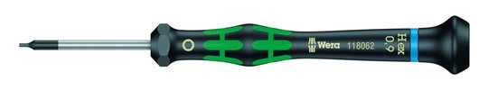 Wera-Elektroniker-Schraubendreher 2054 - SW 0,9
