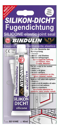 BINDULIN-Silikon-Dicht-Fugendichtung SD 10 WE - 50 ml