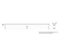 Kabelabfangschiene 30x650x10mm Metall