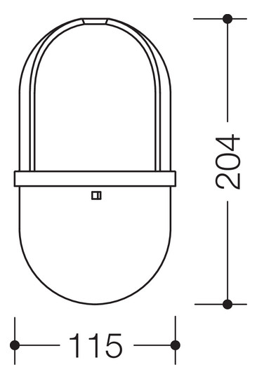 HEWI Bürstenbehälter 805 für Toilettenbürstengarnitur, reinweiß
