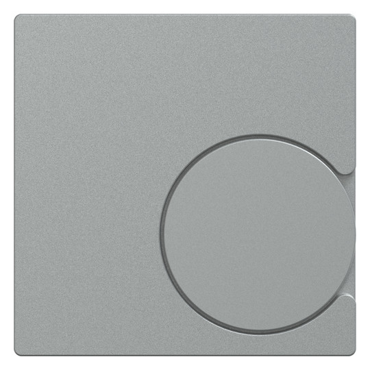 Raumtemperaturregler UP Zigbee alu mt Bedienelement Mit Vor-Ort Bedienung