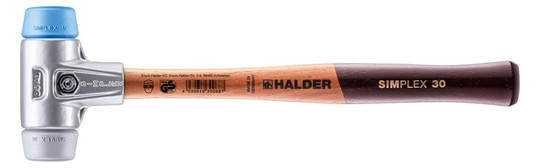 HALDER-Simplex-Schonhammer mit Alugehäuse 30 mm,...