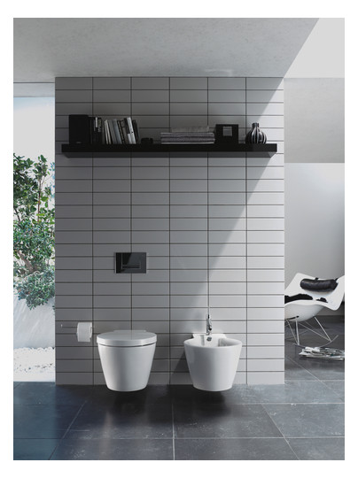 Duravit WC-Sitz Starck 1 mit Absenkautomatik, abnehmbar, mit Scharnierwelle, weiß