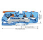 Reihenklemme 0,5-10qmm 1Etage 3kl bl 57A TS35 Hutschiene TH35