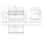 V&B Waschtisch-Unterschrank Venticello 95,7x60,6x50,2cm, Waschtisch links, Griff White, stone oak