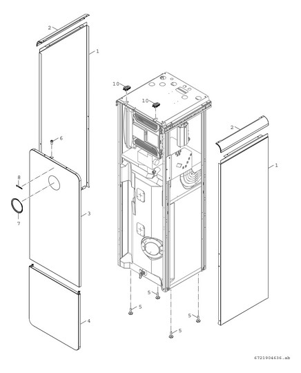 BOSCH Luft-Wasser-Wärmepumpe Compress 6800i AW CS6800iAW 12 M