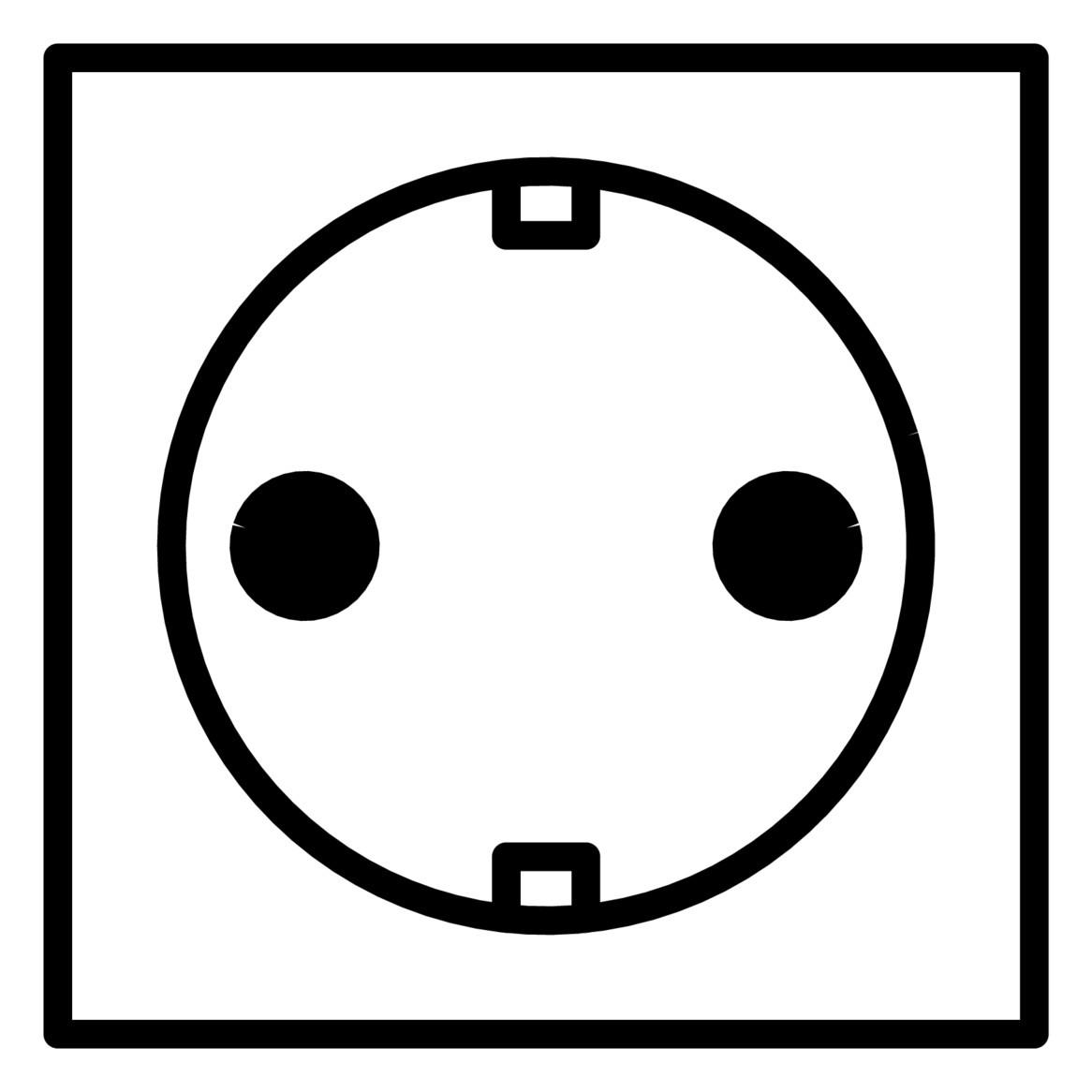 Schutzkontaktsteckdose IP anth Steckdosenelement