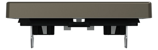 Wippe Schalter System Design mokka metallic