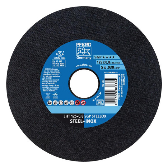 PFERD-Trennscheibe SGP STEELOX - 125x0,8mm