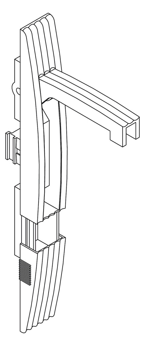 Komponente Tür Griff Kst