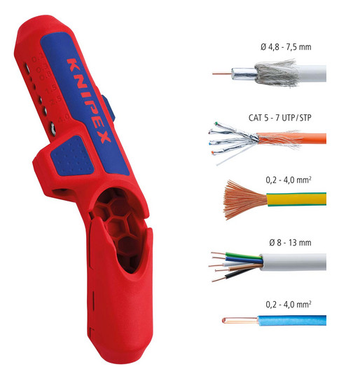 Abisolierwerkzeug Ø8-13mm 0,2-4qmm rnd Rundschn