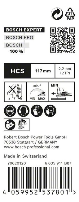 Bild Stichsägeblatt a 25 Stück T 308 BO Bosch-3