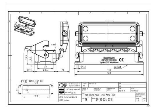HART Anbaugehäuse            09300240318 