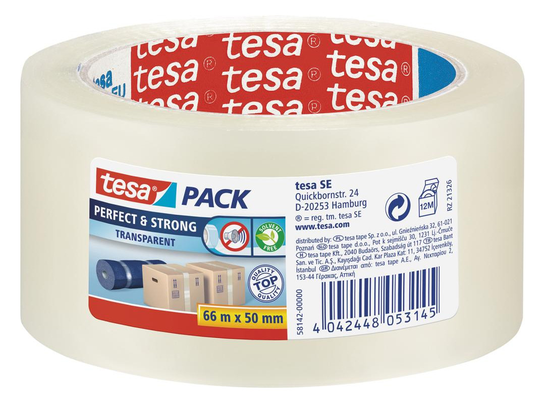 Bild tesapack 66m x 50mm transparent 58640-0