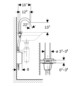 Geberit Infrarot-Waschtisch-Armatur Piave mit Thermostatmischer, Standmontage, Batteriebetrieb, AP-Funktionsbox