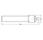 Ledvance DULUX LED S9 EM & AC MAINS V 4W 