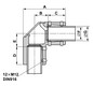 Tragarm-Komponente Metall gr RAL7040