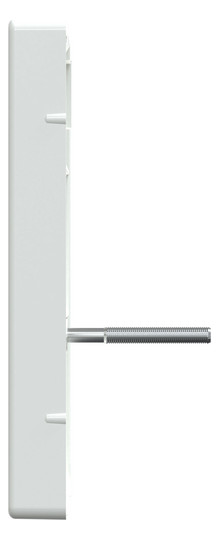 Zentralplatte TAE 3f System Design lows Schraubbef m.Beschr.Feld