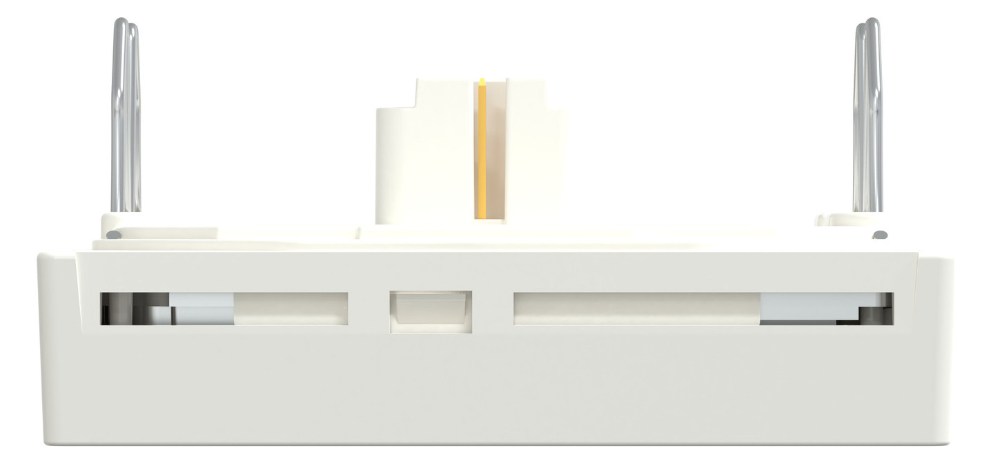 Raumtemperaturregler UP Zigbee polws glz Bedienelement Mit Vor-Ort Bedienung