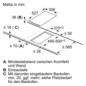 Glaskeramikfeld autark Alu Zweikreisz 306x527mm