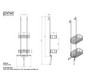 Giese Duschkorb Bodyguard 252x840x42mm, für Glaswand 6/8mm, mit Glasabzieher, verchromt